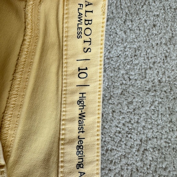 Talbots High-Waist Yellow Jeggings - Picture 3 of 3